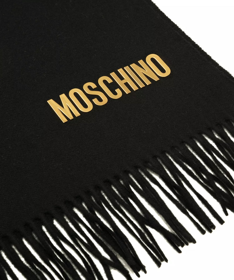 Moschino Con Logo Muffler