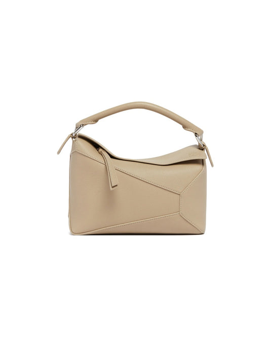 Small Puzzle Edge bag in soft grained calfskin