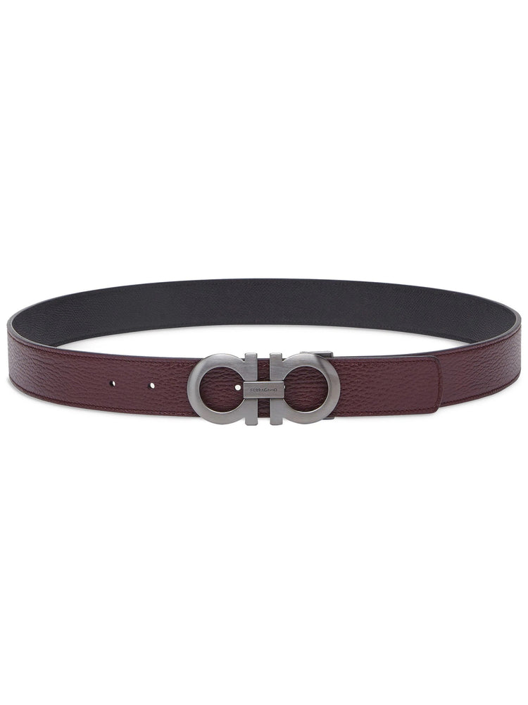 Reversible and adjustable Gancini belt