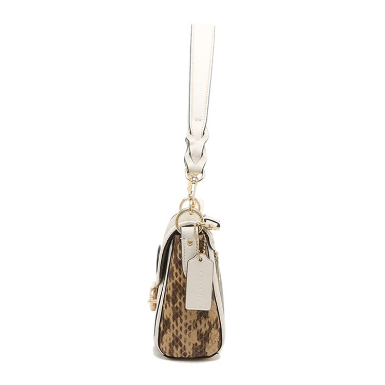 Coach Shoulder Bag In Blocked Signature Canvas