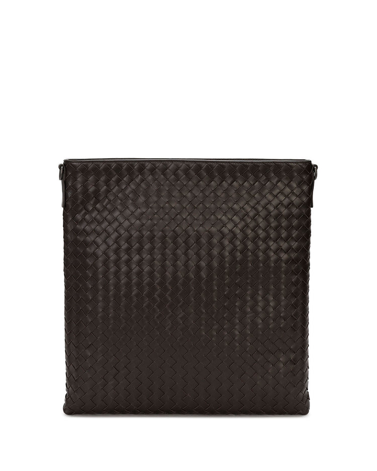 Woven Lamb Leather Shoulder Bag