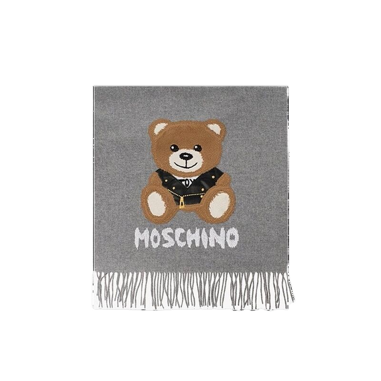 Moschino Biker Teddy Wool Muffler