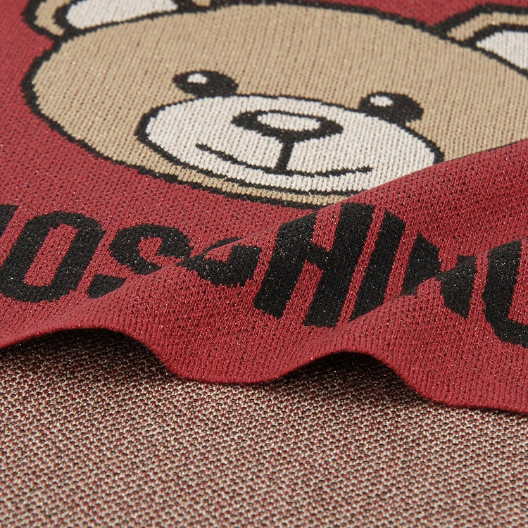 Moschino Cozy Teddy Bear Muffler