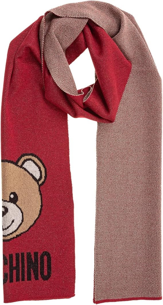 Moschino Cozy Teddy Bear Muffler