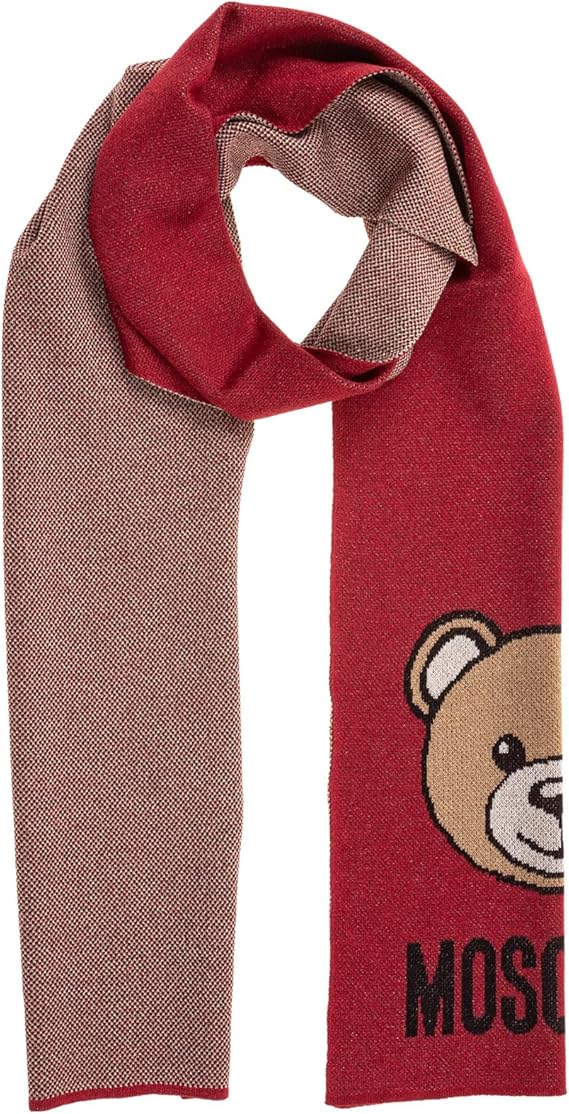 Moschino Cozy Teddy Bear Muffler