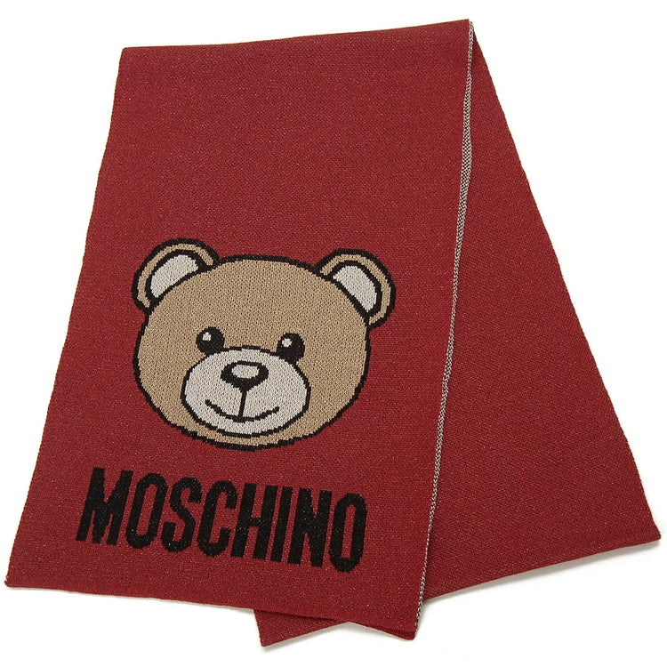 Moschino Cozy Teddy Bear Muffler