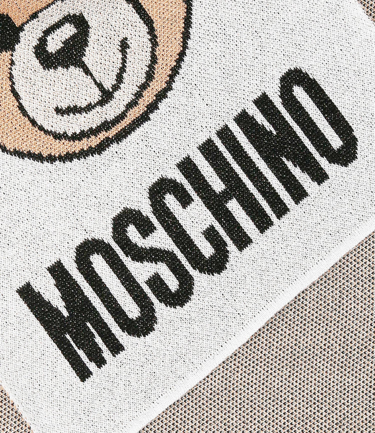 Moschino Cozy Teddy Bear Muffler