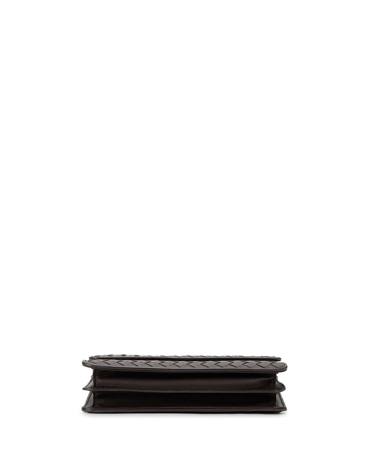 Woven Leather Shoulder Bag