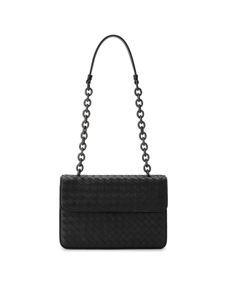 Woven Leather Shoulder Bag