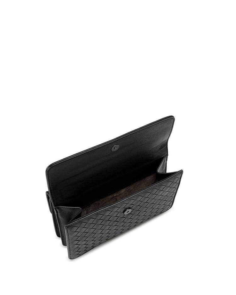 Woven Leather Shoulder Bag