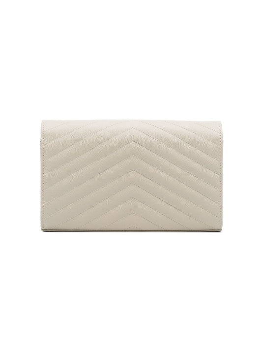 Classic CASSANDRE Chain Wallet In Grain De Poudre Leather (377828)