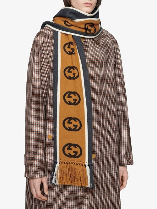 Gucci Interlocking G stripe Scarf