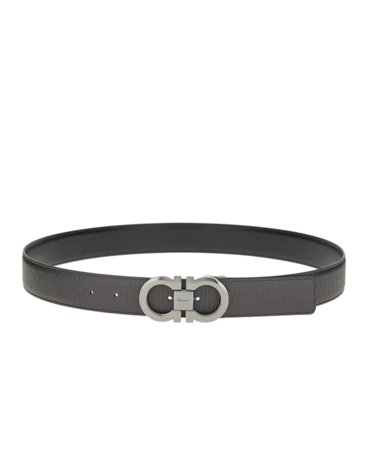Reversible and adjustable Gancini belt