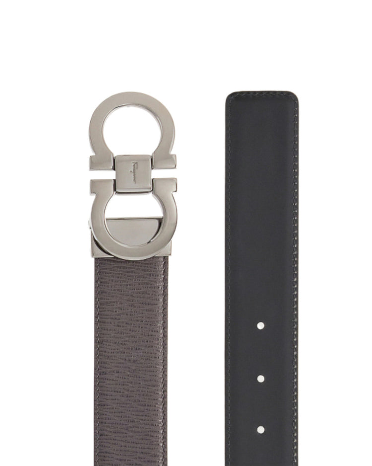 Reversible and adjustable Gancini belt