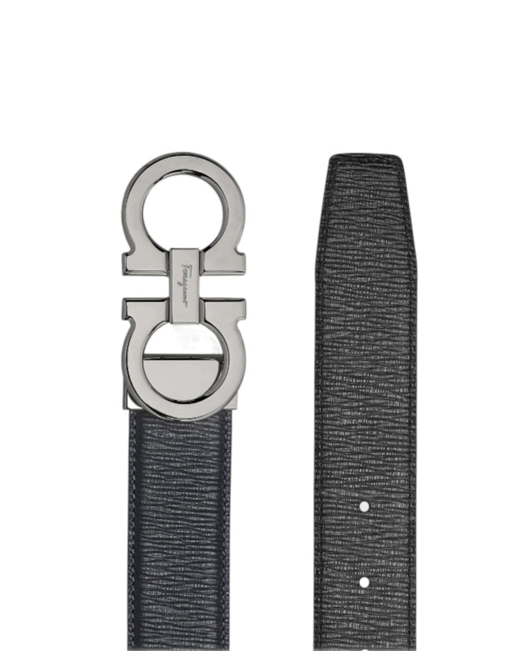 Reversible and Adjustable Gancini Belt