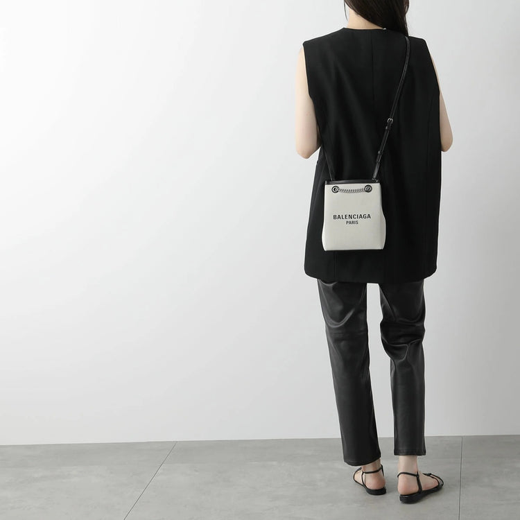 Balenciaga Schultertasche damen - Natural