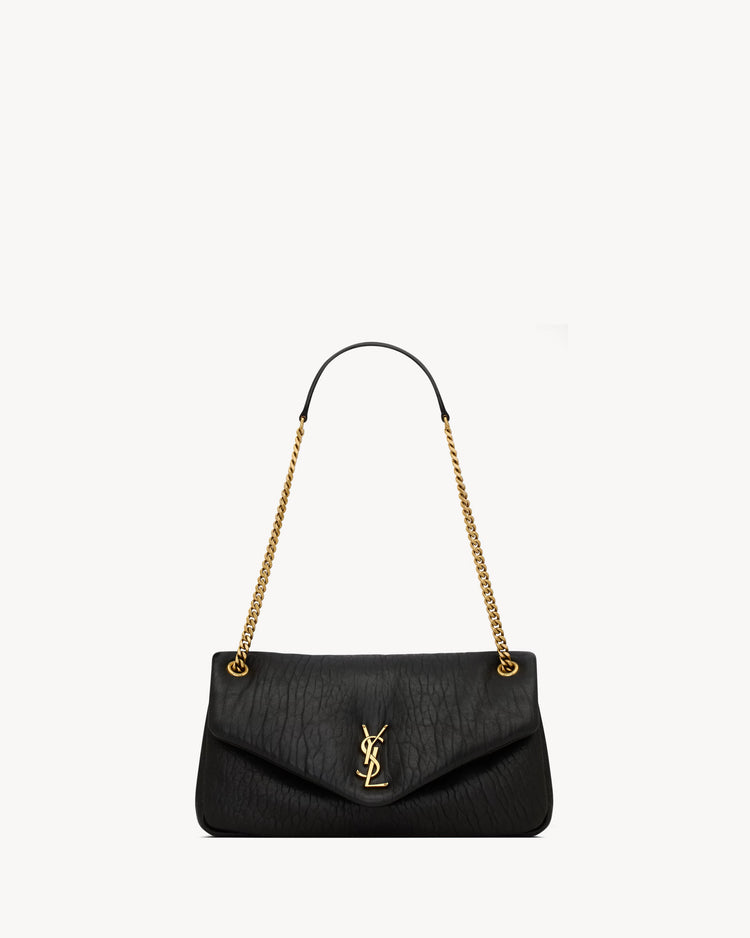 Calypso medium padded textured-leather shoulder bag