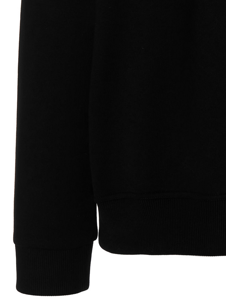BURBERRY Check Hood Cotton Relaxed Fit Zip-Up Hoodie