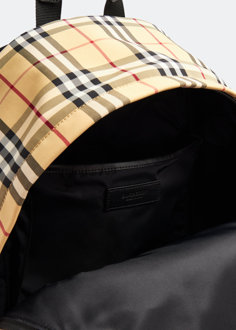 Burbbery Check Backpack