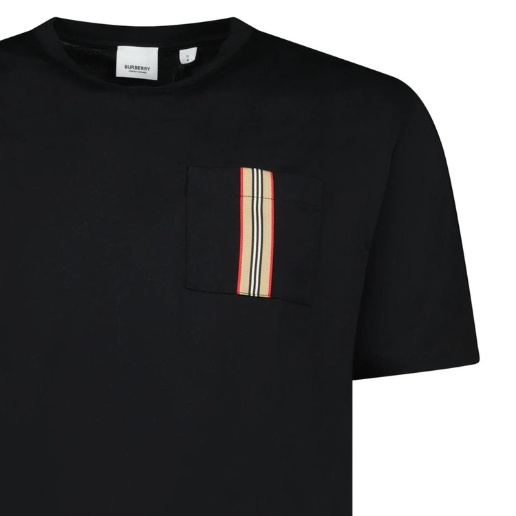 BURBERRY ICON STRIPE ELLISON POCKET MAN T