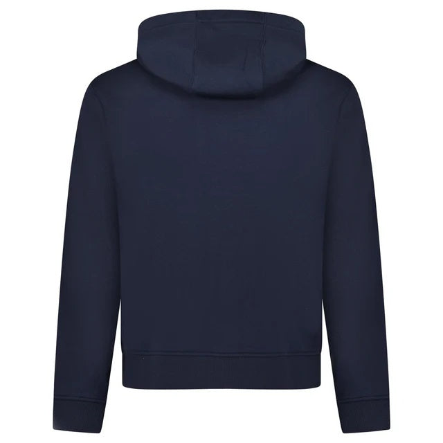Logo Hoodie Zip Sweatshirt Navy