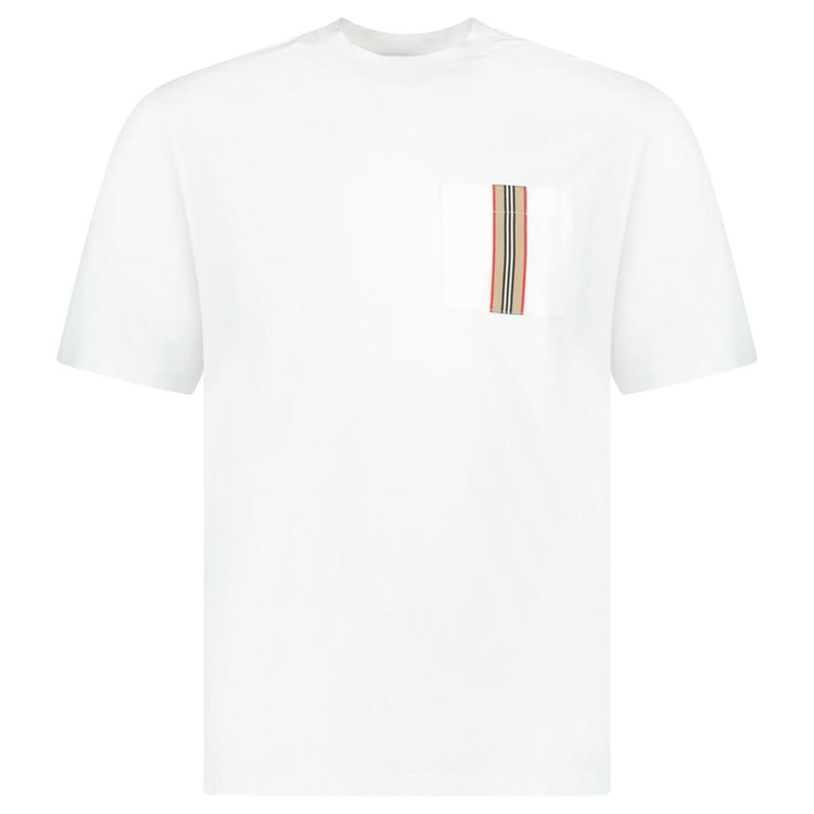 BURBERRY ICON STRIPE ELLISON POCKET MAN T