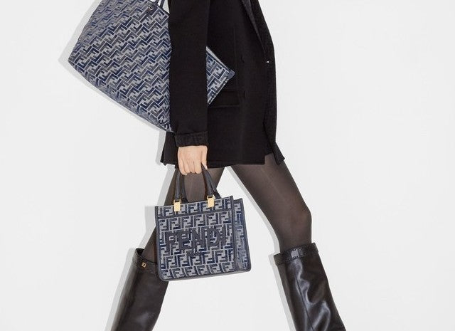 Mini FF Tote Bag with Adjustable Strap