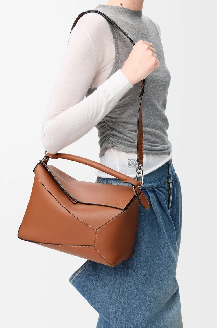 Medium Puzzle Edge bag in classic calfskin