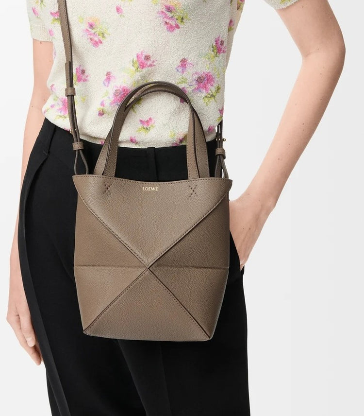Puzzle Fold mini bag in calfskin