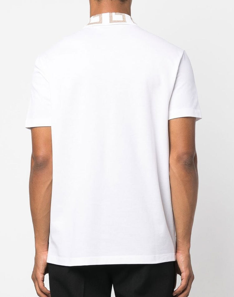 VERSACE Cotton Short Sleeves Luxury Polos