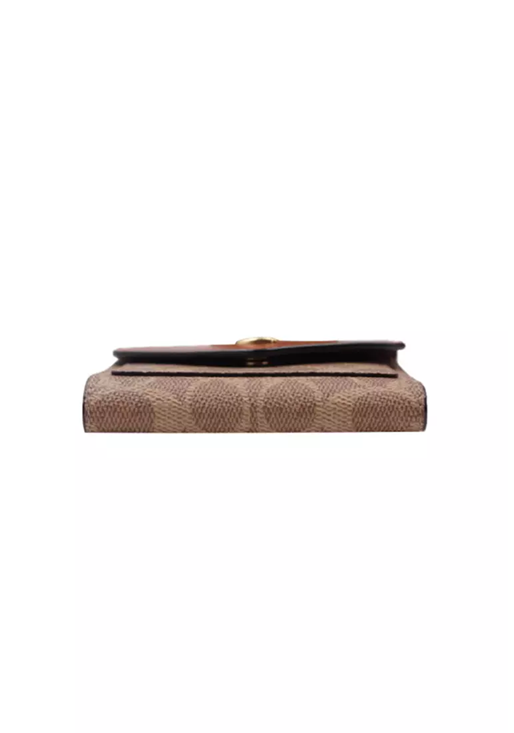 Women's Wyn Small Wallet In Colorblock Signature Canvas