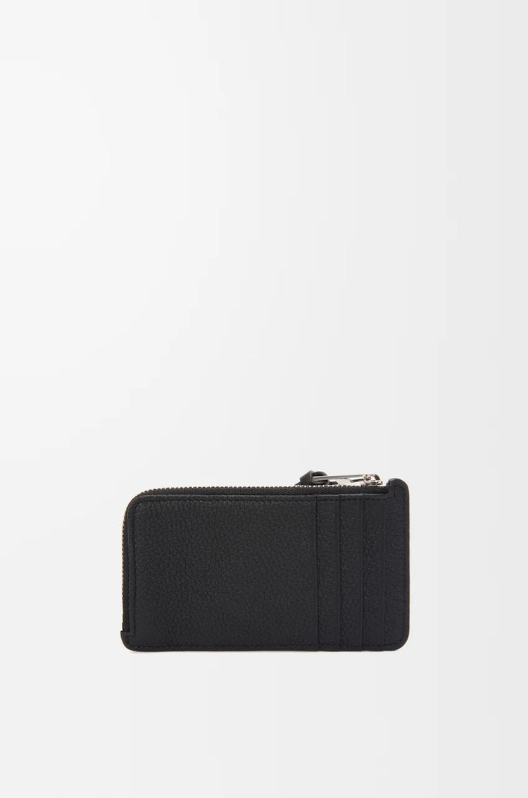 Coin cardholder in soft grained calfskin