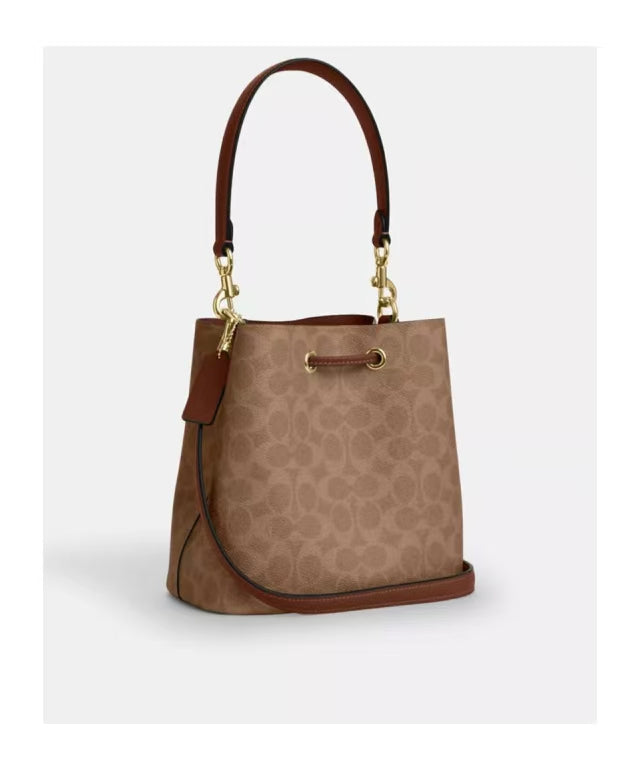 Coach - Rowan Bucket Bag In Signature Canvas (CBH07)