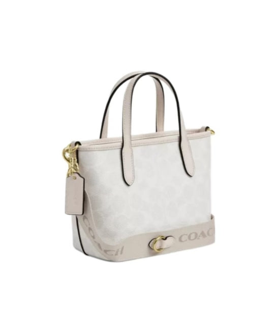 COACH City Mini Tote Bag In Signature Canvas (CW032)