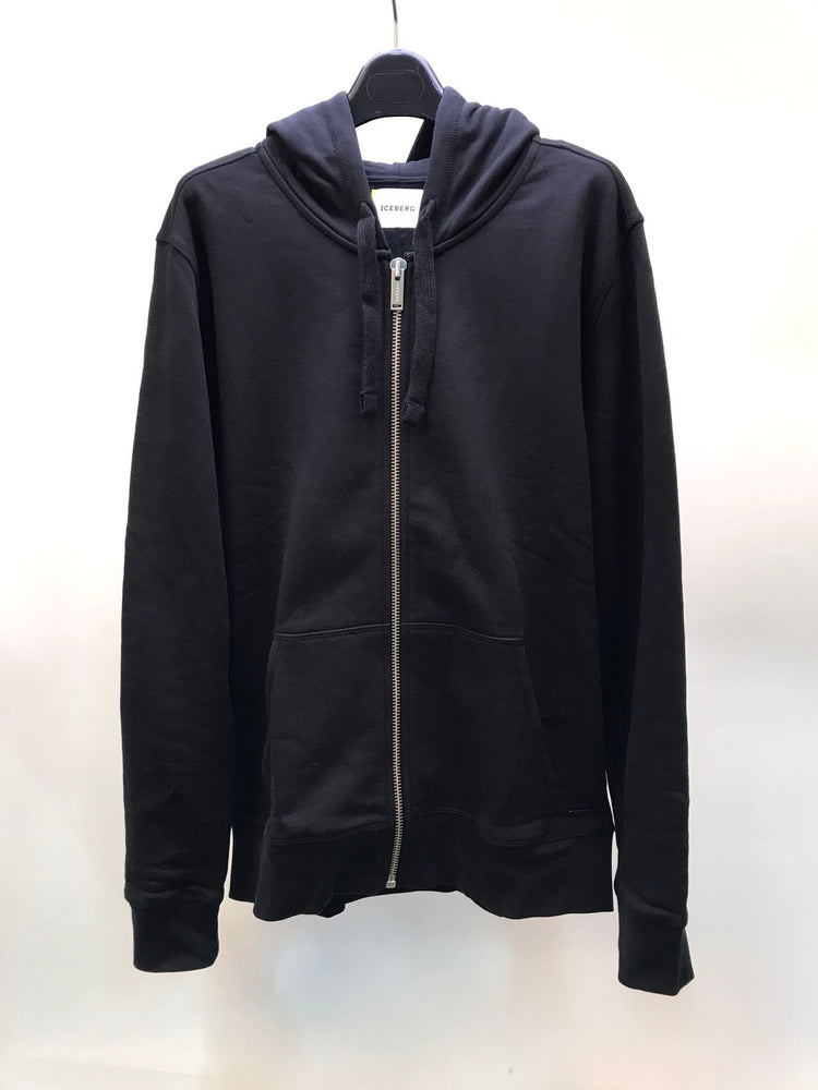 Iceberg Men Cotton Zip Hoodie