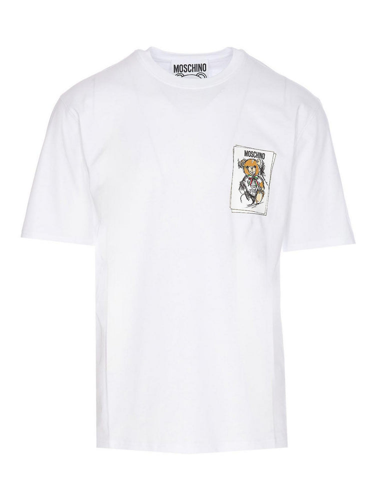 Printed Round Neck Short-Sleeves T-Shirt