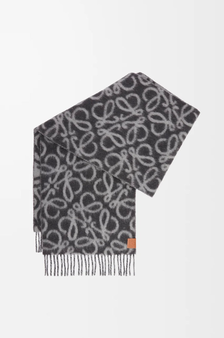 Alpaca and Wool Anagram Scarf