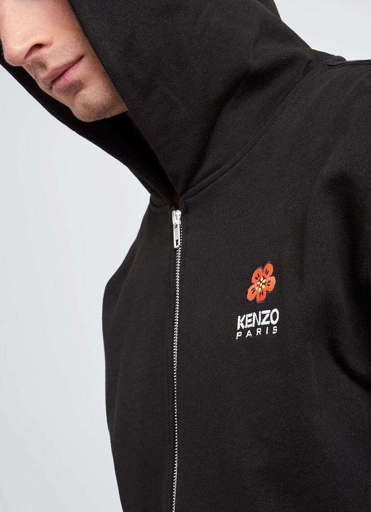 Boke Flower Embroidered Classic Hoodie