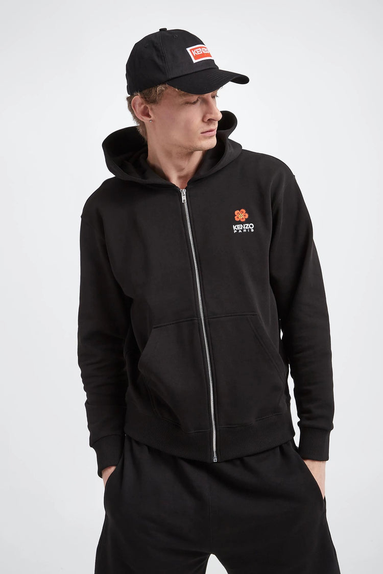 Boke Flower Embroidered Classic Hoodie