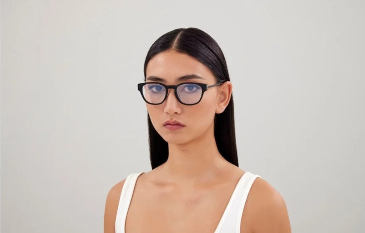 YSL Buy Black Cat Eye Sunglasses (SLM48O001)