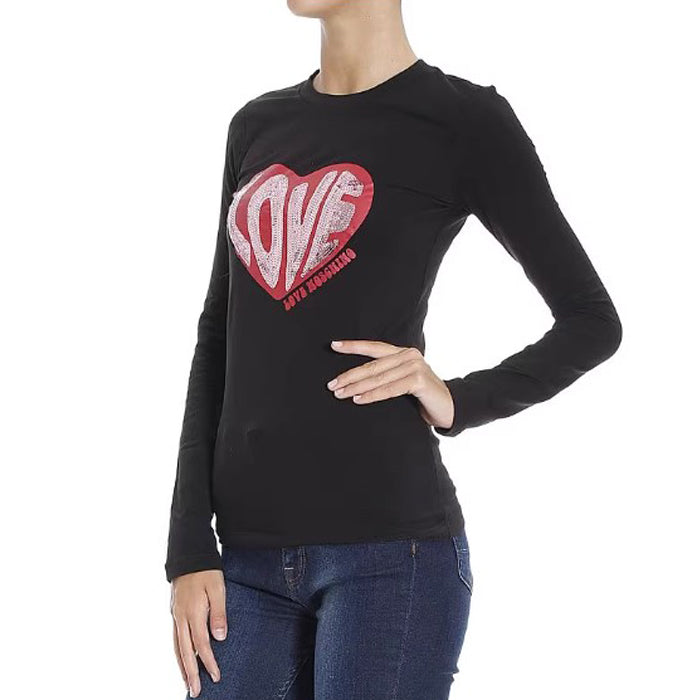 MOSCHINO LADY LONG SLEEVES T-SHIRT
