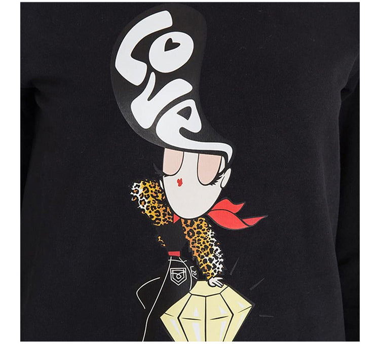 MOSCHINO LADY LONG SLEEVES T-SHIRT