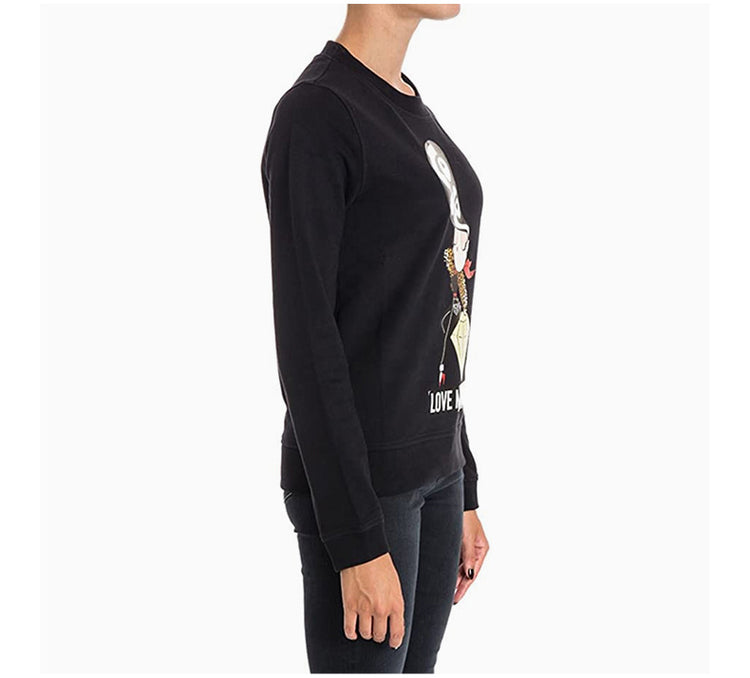 MOSCHINO LADY LONG SLEEVES T-SHIRT