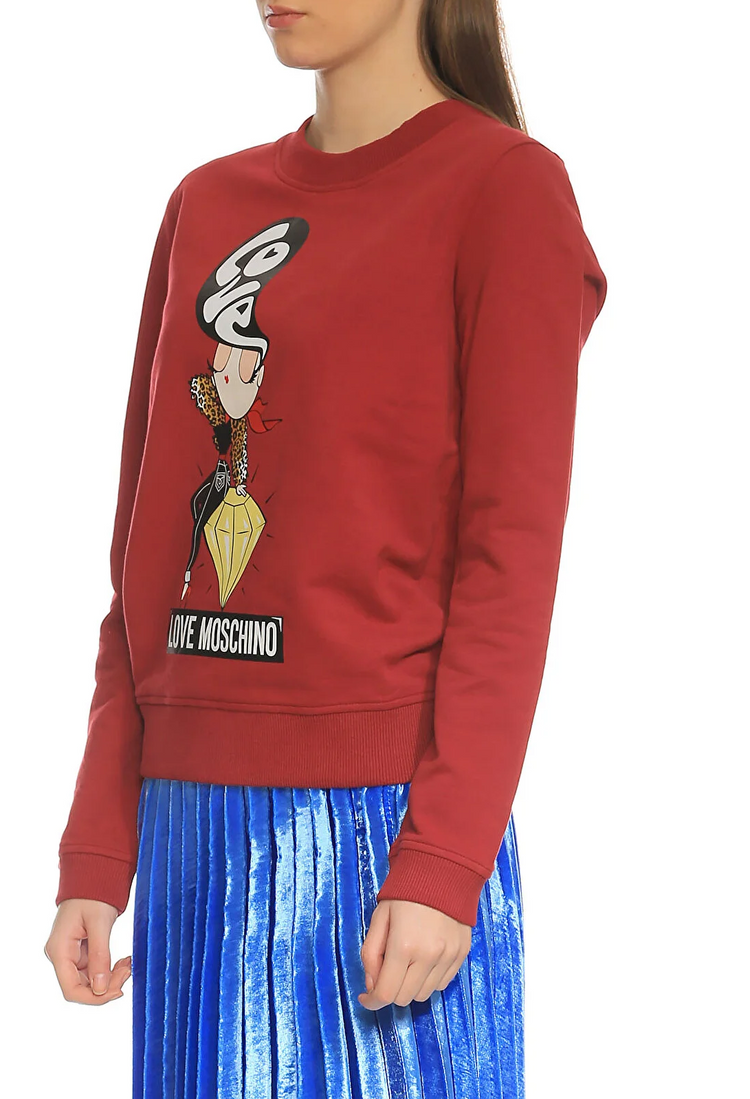 MOSCHINO LADY LONG SLEEVES T-SHIRT