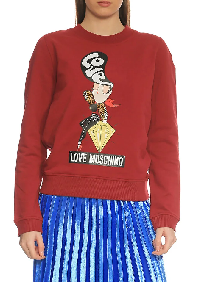 MOSCHINO LADY LONG SLEEVES T-SHIRT