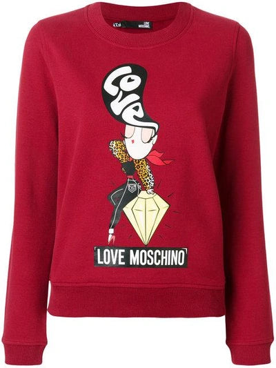 MOSCHINO LADY LONG SLEEVES T-SHIRT