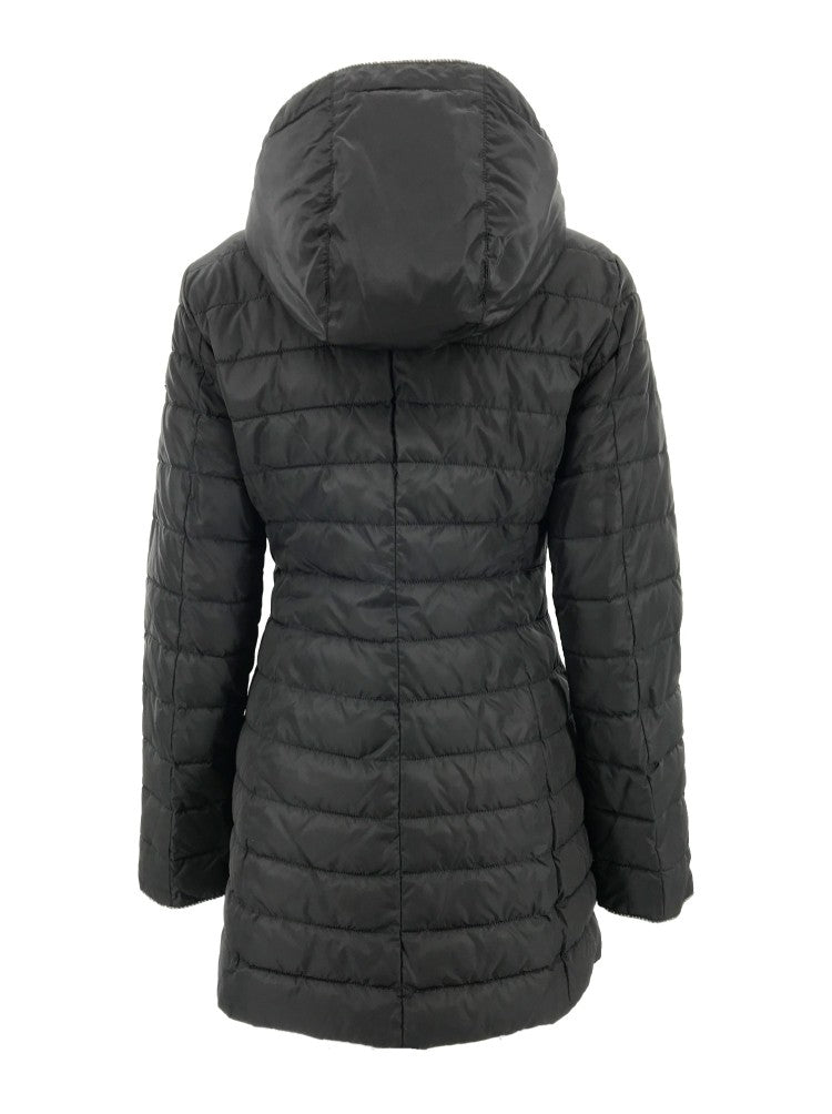 ARMANI JEANS Nylon Wave-effect Quilted Jacket