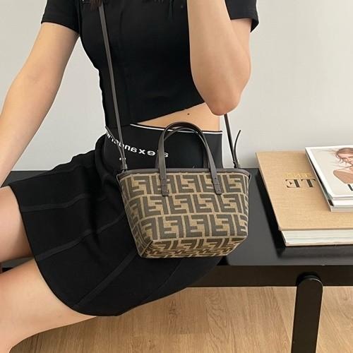 Brown FF Roll Bag Top