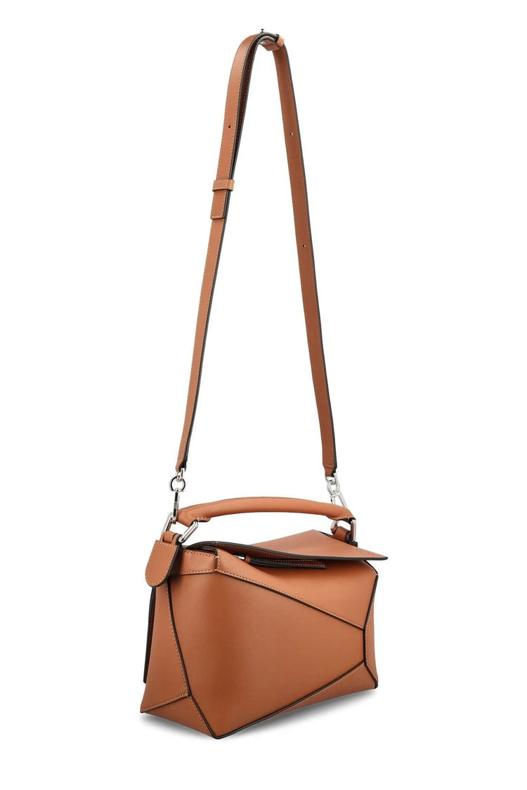 Small Puzzle Edge bag in brown