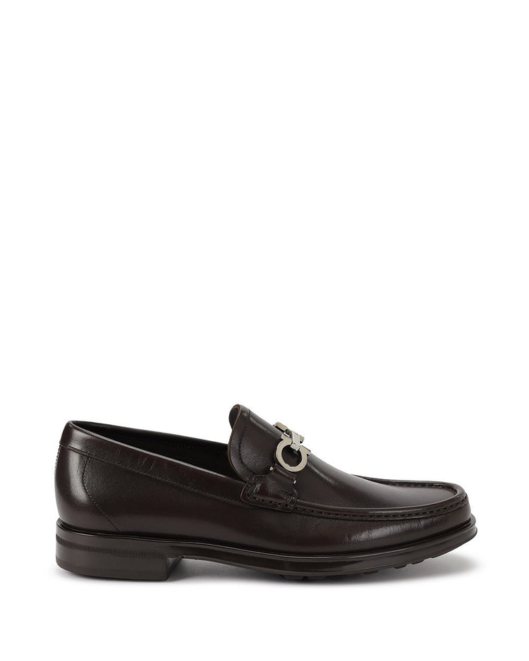 Metal Buckle Leather Shoes